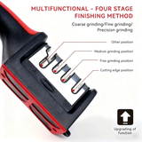 Darrahopens Home & Garden > Kitchenware > Kitchen Utensils Four - stage Professional Knife Sharpener - High - precision Sharpening Stones (Diamond and Ceramic Sharpening Stones), with Anti - slip Handle - Easy to Use, Quick Sharpening, Durable Performance