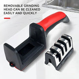 Darrahopens Home & Garden > Kitchenware > Kitchen Utensils Four - stage Professional Knife Sharpener - High - precision Sharpening Stones (Diamond and Ceramic Sharpening Stones), with Anti - slip Handle - Easy to Use, Quick Sharpening, Durable Performance