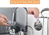 Darrahopens Home & Garden > Kitchenware > Kitchen Utensils Funnels - Set of 3 - Stainless Steel Funnels - Food Grade Mini Kitchen Funnels - For transferring essential oils and liquids; small funnels for filling bottles, flasks, and boiling.