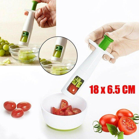 Darrahopens Home & Garden > Kitchenware > Kitchen Utensils Grape and Cherry Slicer Cutter Tool for Fruit and Vegetable Prep