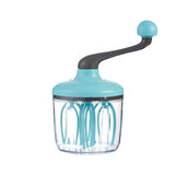 Darrahopens Home & Garden > Kitchenware > Kitchen Utensils Green-blue Manual Hand-Crank Rotary Egg Beater and Cream Whisk - Large Capacity Baking Mixer for Australian Home Kitchens and Cake Making