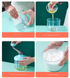 Darrahopens Home & Garden > Kitchenware > Kitchen Utensils Green-blue Manual Hand-Crank Rotary Egg Beater and Cream Whisk - Large Capacity Baking Mixer for Australian Home Kitchens and Cake Making