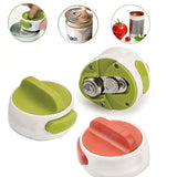 Darrahopens Home & Garden > Kitchenware > Kitchen Utensils Green Manual Rotary Can Opener - Compact ABS Plastic & Stainless Steel - Smooth Edge Cutting, Easy Twist Operation, Space Saving Kitchen Gadget for Home and Travel