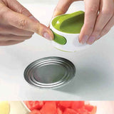 Darrahopens Home & Garden > Kitchenware > Kitchen Utensils Green Manual Rotary Can Opener - Compact ABS Plastic & Stainless Steel - Smooth Edge Cutting, Easy Twist Operation, Space Saving Kitchen Gadget for Home and Travel