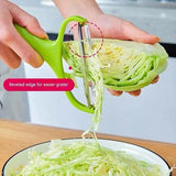 Darrahopens Home & Garden > Kitchenware > Kitchen Utensils Green vegetable grater - vegetable cutter cabbage grater - stainless steel fruit and vegetable peeler cabbage grater - kitchen essential family restaurant 18*12cm