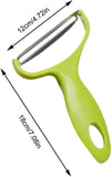 Darrahopens Home & Garden > Kitchenware > Kitchen Utensils Green vegetable grater - vegetable cutter cabbage grater - stainless steel fruit and vegetable peeler cabbage grater - kitchen essential family restaurant 18*12cm