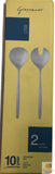 Darrahopens Home & Garden > Kitchenware > Kitchen Utensils GROSVENOR Chill 2 Salad Servers 18/10 Stainless Steel Spoon Fork CHILL2SS
