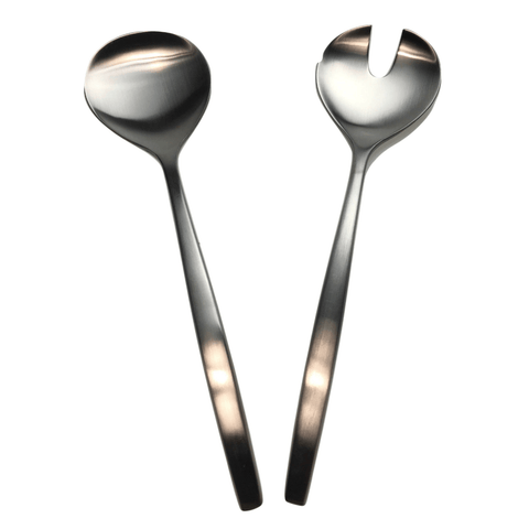 Darrahopens Home & Garden > Kitchenware > Kitchen Utensils GROSVENOR Chill 2 Salad Servers 18/10 Stainless Steel Spoon Fork CHILL2SS