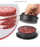 Darrahopens Home & Garden > Kitchenware > Kitchen Utensils Hamburger Patty Press with 100 Pcs Silicone Paper & 3 Burger Clips