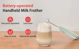 Darrahopens Home & Garden > Kitchenware > Kitchen Utensils **Handheld Electric Frother | 10000 RPM Powerful Motor, One-Touch Start/Stop, Easily Froths, Mixes, and Blends – Your Kitchen Drink Essential Helper**WHITE