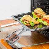 Darrahopens Home & Garden > Kitchenware > Kitchen Utensils Heat-resistant tongs - Baking tongs - Non-slip plate tongs - Steam tongs - Heat-resistant tongs - Pizza pan tongs - Multifunctional heat-protecting oven tongs - Robust pan tongs made of cast aluminum