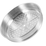 Darrahopens Home & Garden > Kitchenware > Kitchen Utensils Housoutile 32cm Wok Steamer Dumpling Steamer Steaming Basket for Pot Dedicated Silver Accessories Stainless Steel Basket