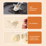 Darrahopens Home & Garden > Kitchenware > Kitchen Utensils Integrated Oil Storage Silicone Oil Brush Bottle, Food-Grade Heat-Resistant Oil Dispensing Brush for Baking, BBQ—White In Australia - Darrahopens