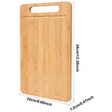 Darrahopens Home & Garden > Kitchenware > Kitchen Utensils Kitchen Cutting Board Household Chopping Board Durable Bamboo Cutting Board