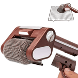 Darrahopens Home & Garden > Kitchenware > Kitchen Utensils LED-lit electric barbecue brush, rechargeable rotating cleaning, instantly cleans the grill after backyard BBQ, lazy cleaning essential.(BROWN)