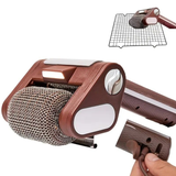 Darrahopens Home & Garden > Kitchenware > Kitchen Utensils LED-lit electric barbecue brush, rechargeable rotating cleaning, instantly cleans the grill after backyard BBQ, lazy cleaning essential.(gold)