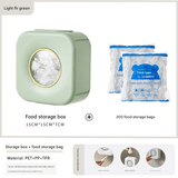 Darrahopens Home & Garden > Kitchenware > Kitchen Utensils Light green Wall Mounted Plastic Wrap Dispenser Storage Box with 200 Preservation Films