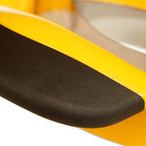 Darrahopens Home & Garden > Kitchenware > Kitchen Utensils Mango Slicer, Split & Core Mangoes, Non-Slip Handles, Stainless Steel Blade, Slicer, Black-Yellow_yux