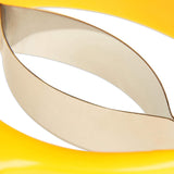 Darrahopens Home & Garden > Kitchenware > Kitchen Utensils Mango Slicer, Split & Core Mangoes, Non-Slip Handles, Stainless Steel Blade, Slicer, Black-Yellow_yux