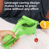 Darrahopens Home & Garden > Kitchenware > Kitchen Utensils Manual Fruit Juicer Hand Press Citrus Squeezer Lemon Orange Lime Extractor Portable Food Grade PP Green Easy Clean Detachable for Home Camping