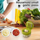 Darrahopens Home & Garden > Kitchenware > Kitchen Utensils Manual garlic press and grinder - a multifunctional kitchen tool for chopping, slicing, and grinding (green) In Australia - Darrahopens