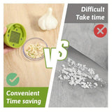 Darrahopens Home & Garden > Kitchenware > Kitchen Utensils Manual garlic press and grinder - a multifunctional kitchen tool for chopping, slicing, and grinding (green) In Australia - Darrahopens