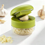 Darrahopens Home & Garden > Kitchenware > Kitchen Utensils Manual garlic press and grinder - a multifunctional kitchen tool for chopping, slicing, and grinding (green) In Australia - Darrahopens