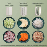 Darrahopens Home & Garden > Kitchenware > Kitchen Utensils Manual Rotary Drum Grater, Vegetable Slicer, Chopper and Cheese Grater for Kitchen