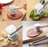 Darrahopens Home & Garden > Kitchenware > Kitchen Utensils Meat Hammer Aluminum - Meat Tenderizer - Meat Beater - Kitchen Utensils - Silver Colored - BBQ Accessories