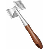 Darrahopens Home & Garden > Kitchenware > Kitchen Utensils Meat Hammer, Heavy Duty Meat Tenderizer, Steak Hammer With Wooden Handle And Food Grade Zinc Alloy, 2 In 1 Kitchen