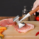 Darrahopens Home & Garden > Kitchenware > Kitchen Utensils Meat Hammer, Heavy Duty Meat Tenderizer, Steak Hammer With Wooden Handle And Food Grade Zinc Alloy, 2 In 1 Kitchen