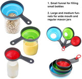 Darrahopens Home & Garden > Kitchenware > Kitchen Utensils Mini Funnel - 3 in 1 Funnel - Funnel - Kitchen Funnel Set - Various Sizes - 12cm/10cm/8cm - Can be used to store jars, filling bottles, measuring cups and small amounts of spices, etc.