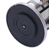 Darrahopens Home & Garden > Kitchenware > Kitchen Utensils Modern stainless steel round rotating spice rack with 12 empty glass jars (88 ml each)