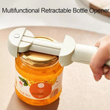 Darrahopens Home & Garden > Kitchenware > Kitchen Utensils Multifunctional Can Opener and Bottle Cap Holder for Weak Hands Adjustable Telescopic Grip Opener