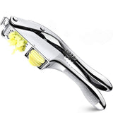 Darrahopens Home & Garden > Kitchenware > Kitchen Utensils Multifunctional Garlic Press Aluminum Alloy Two-in-One Garlic Cutter Masher Tool