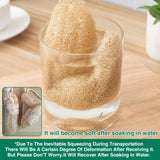 Darrahopens Home & Garden > Kitchenware > Kitchen Utensils Natural Loofah Sponge Kitchen Scrubber for Dishwashing Pot Cleaning 5 Pack