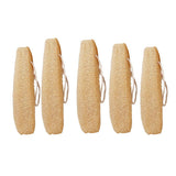 Darrahopens Home & Garden > Kitchenware > Kitchen Utensils Natural Loofah Sponge Kitchen Scrubber for Dishwashing Pot Cleaning 5 Pack