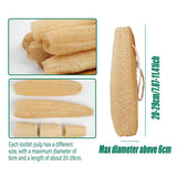 Darrahopens Home & Garden > Kitchenware > Kitchen Utensils Natural Loofah Sponge Kitchen Scrubber for Dishwashing Pot Cleaning 5 Pack