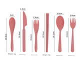 Darrahopens Home & Garden > Kitchenware > Kitchen Utensils Orange Durable Eco-Friendly Wheat Straw Dinnerware Set - 24 Pieces with Plates, Bowls, Cups & Cutlery