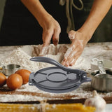 Darrahopens Home & Garden > Kitchenware > Kitchen Utensils Pancake cutter - Dough cutter 20 cm - Tortilla cutter - Pizza cutter - Pancake cutter (for flour tortillas, gray)