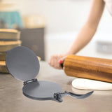 Darrahopens Home & Garden > Kitchenware > Kitchen Utensils Pancake cutter - Dough cutter 20 cm - Tortilla cutter - Pizza cutter - Pancake cutter (for flour tortillas, gray)