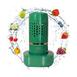 Darrahopens Home & Garden > Kitchenware > Kitchen Utensils Portable Fruit and Vegetable Cleaning Machine Rechargeable Food Washing Purifier Vegetable Washer -Dark Blue