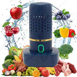 Darrahopens Home & Garden > Kitchenware > Kitchen Utensils Portable Fruit and Vegetable Cleaning Machine Rechargeable Food Washing Purifier Vegetable Washer -Green
