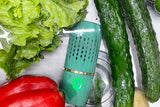 Darrahopens Home & Garden > Kitchenware > Kitchen Utensils Portable Fruit and Vegetable Cleaning Machine Rechargeable Food Washing Purifier Vegetable Washer -Green