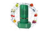 Darrahopens Home & Garden > Kitchenware > Kitchen Utensils Portable Fruit and Vegetable Cleaning Machine Rechargeable Food Washing Purifier Vegetable Washer -Green
