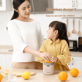 Darrahopens Home & Garden > Kitchenware > Kitchen Utensils Portable Manual Citrus Juicer Hand Press Lemon Orange Squeezer 2-in-1 Reamer with Built-in 470ml Cup, PP Material Lightweight Fruit Juicer for Kitchen Travel Camping, Easy Clean