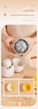 Darrahopens Home & Garden > Kitchenware > Kitchen Utensils Portable Manual Citrus Juicer Hand Press Lemon Orange Squeezer 2-in-1 Reamer with Built-in 470ml Cup, PP Material Lightweight Fruit Juicer for Kitchen Travel Camping, Easy Clean