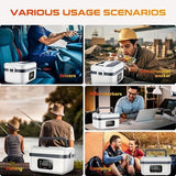 Darrahopens Home & Garden > Kitchenware > Kitchen Utensils Portable Wireless Heating Lunch Box, Food-grade Stainless Steel with Even Heating, Ideal for Hot Meals While Commuting & Outdoors（white）