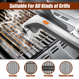 Darrahopens Home & Garden > Kitchenware > Kitchen Utensils Powerful Electric Steam Grill Brush with Built-in Scraper - Deep Clean for All BBQ Grates