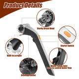 Darrahopens Home & Garden > Kitchenware > Kitchen Utensils Powerful Electric Steam Grill Brush with Built-in Scraper - Deep Clean for All BBQ Grates